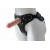 Черный пояс-трусики с двумя насадками Soft-Dolli - 16,5 и 10,5 см. - LOVETOY (А-Полимер) - купить с доставкой в Бердске