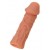 Телесная реалистичная насадка KOKOS Extreme Sleeve 05 с дополнительной стимуляцией - 12,7 см. - KOKOS - в Бердске купить с доставкой