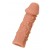Телесная реалистичная насадка KOKOS Extreme Sleeve 06 с дополнительной стимуляцией - 12,7 см. - KOKOS - в Бердске купить с доставкой