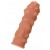 Телесная реалистичная насадка KOKOS Extreme Sleeve 11 с дополнительной стимуляцией - 12,7 см. - KOKOS - в Бердске купить с доставкой