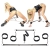Комплект наручников и наножников с распорками Spread  em Bar and Cuff Set - Pipedream - купить с доставкой в Бердске