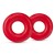 Набор из 2 красных эрекционных колец DONUT RINGS OVERSIZED - Blush Novelties - в Бердске купить с доставкой