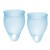 Набор голубых менструальных чаш Feel confident Menstrual Cup - Satisfyer - купить с доставкой в Бердске