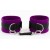 Фиолетово-черные оковы My rules на сцепке - БДСМ Арсенал - купить с доставкой в Бердске
