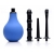 Анальный душ с 3 насадками Premium One-way Valve Anal Douche Set - XR Brands - купить с доставкой в Бердске
