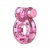 Розовое эрекционное виброкольцо Pink Bear - Baile - в Бердске купить с доставкой