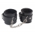 Черные оковы на ноги Obey Me Leather Ankle Cuffs - Chisa - купить с доставкой в Бердске