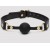Черный кляп-шар Bound to You Faux Leather Ball Gag - Fifty Shades of Grey - купить с доставкой в Бердске