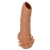 Телесная насадка с усиками и открытой головкой Nude Sleeve S - 10 см. - KOKOS - в Бердске купить с доставкой