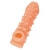 Телесная закрытая насадка с пупырышками Cock Sleeve Size L - 17,6 см. - KOKOS - в Бердске купить с доставкой