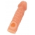 Телесная закрытая насадка с шершавой головкой Cock Sleeve Size L - 17,6 см. - KOKOS - в Бердске купить с доставкой