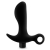 Черный анальный вибратор Silicone Vibrating Prostate Massager 01 - 10,8 см. - Blush Novelties - в Бердске купить с доставкой