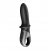 Черный анальный вибратор Hot Passion с функцией нагрева - Satisfyer - в Бердске купить с доставкой