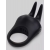 Черное эрекционное виброкольцо Sensation Rechargeable Vibrating Rabbit Love Ring - Fifty Shades of Grey - в Бердске купить с доставкой