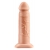Телесный реалистичный фаллоимитатор с полостью Silicone Hollow Extension - 20 см. - Pipedream - купить с доставкой в Бердске