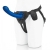 Синяя насадка Remote Control P-Spot G-Spot с черными трусиками - 20 см. - Pegasus - купить с доставкой в Бердске