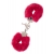 Металлические наручники с красной меховой опушкой METAL HANDCUFF WITH PLUSH RED - Dream Toys - купить с доставкой в Бердске
