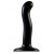 Черный фаллоимитатор-насадка Strap-On-Me P G spot Dildo size S - 16,4 см. - Strap-on-me - купить с доставкой в Бердске