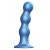 Голубая насадка Strap-On-Me Dildo Plug Balls size L - Strap-on-me - купить с доставкой в Бердске