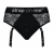 Черные трусики для насадок Diva Lingerie Harness - size S - Strap-on-me - купить с доставкой в Бердске