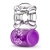 Фиолетовое эрекционное виброкольцо Pleaser Rechargeable C-Ring - Blush Novelties - в Бердске купить с доставкой