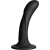 Черная изогнутая насадка Vac-U-Lock G-Spot - 16,5 см. - Doc Johnson - купить с доставкой в Бердске