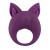 Фиолетовое перезаряжаемое эрекционное кольцо Kitten Kiki - Lola Games - в Бердске купить с доставкой