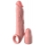 Телесная насадка-удлинитель 2 Inch Silicone X-tension with Strap - 20,3 см. - Pipedream - в Бердске купить с доставкой