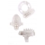 Набор из 3 прозрачных эрекционных колец с вибрацией Teasers Ring Kit - Chisa - в Бердске купить с доставкой