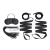 Эротический набор 4PC Bondage Bed Strap   Flogger Kit - Lux Fetish - купить с доставкой в Бердске
