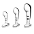Набор из 3 стальных стимуляторов простаты Stainless Steel P-spot Training Set - b-Vibe - в Бердске купить с доставкой