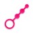 Розовые силиконовые анальные бусы Silicone Anal Beads - 14 см. - All About Anal