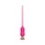 Розовый тонкий стимулятор Nipple Vibrator - 23 см. - I-MOON - купить с доставкой в Бердске