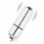 Серебристая вибропуля X-Basic Bullet Mini One Speed - 5,9 см. - Lovetoy