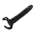 Чёрная насадка-фаллос для двойного проникновения INFLATABLE DILDO SLIM DONG  - 13,5 см. - Toyz4lovers - в Бердске купить с доставкой