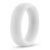 Белое люминесцентное эрекционное кольцо Silicone Glo Cock Ring - Blush Novelties - в Бердске купить с доставкой