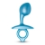 Голубая анальная пробка для массажа простаты Bulb Silicone Prostate Plug - 10,7 см. - b-Vibe - в Бердске купить с доставкой