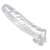 Прозрачная насадка для увеличения члена Realistic Clear Penis Enhancer and Ball Stretcher - 20,3 см. - XR Brands - в Бердске купить с доставкой
