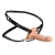 Телесный полый страпон 2  Erection 28X Smooth Vibrating Silicone Penis Sheath - 16 см. - XR Brands - купить с доставкой в Бердске