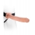 Фаллопротез телесного цвета Hollow Strap-On - 29 см. - Pipedream - купить с доставкой в Бердске