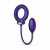Фиолетовое эрекционное виброкольцо с анальным шариком Eclipse - ONE DC B.V. - в Бердске купить с доставкой