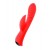Красный перезаряжаемый вибратор-кролик - 19,1 см. - Erokay