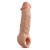 Телесная насадка-удлинитель Intrepid 9.25 Inch Realistic Penis Extender Sleeve - 23,5 см. - Blush Novelties - в Бердске купить с доставкой