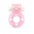 Розовое эрекционное виброкольцо в форме мишки - 1137 - в Бердске купить с доставкой
