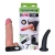 Страпон с 2 насадками и вибрацией UniStrap - 19 и 12 см. - LOVETOY (А-Полимер) - купить с доставкой в Бердске