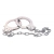 Наручники из металла с длинной цепочкой CHROME HANDCUFFS METAL HANDCUFFS W. KEY - NMC - купить с доставкой в Бердске