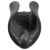 Чёрный мастурбатор Vibrating Silicone Stimulator с вибрацией - Pipedream - в Бердске купить с доставкой