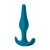 Бирюзовая анальная пробка Starter - 10,5 см. - Lola Games