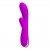 Лиловый вибратор-кролик Wilbur с функцией нагрева - 20,5 см. - Baile