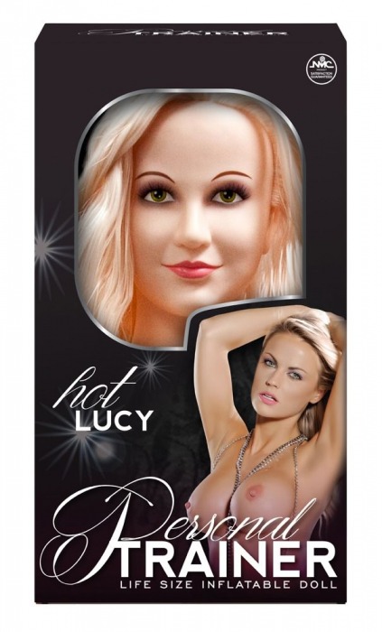 Надувная кукла с вибрацией и 2 любовными отверстиями Hot Lucy Lifesize Love Doll - NMC - в Бердске купить с доставкой